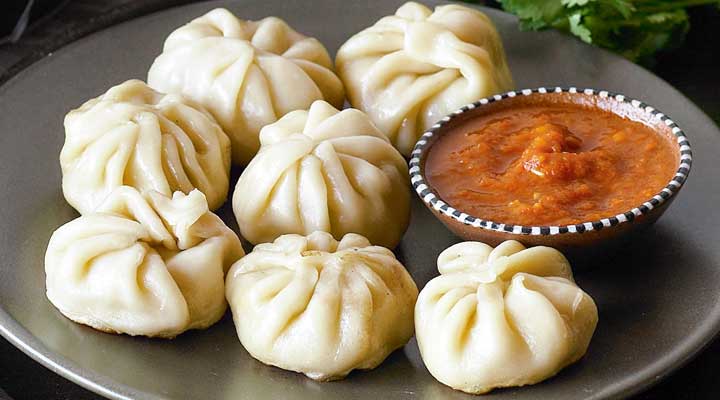 Momos in Tibetan Market