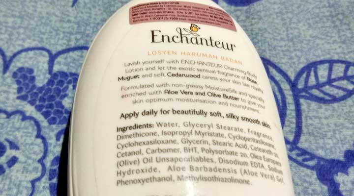 Enchanteur Charming Hand and Body Lotion review
