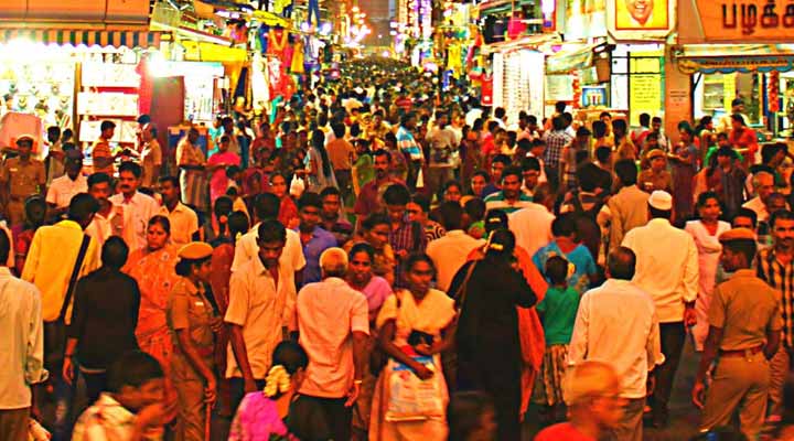 street shopping in Chennai
