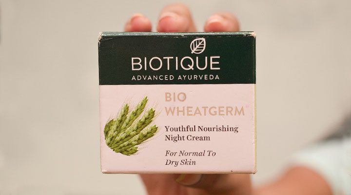 Biotique Wheatgerm Youthful Nourishing Night Cream Review