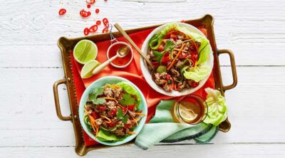 Vietnamese-style lamb mince salad